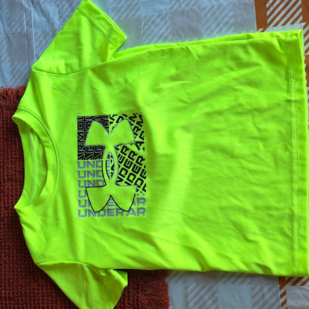 Under Armour Kids Bright Yellow Graphic Tee